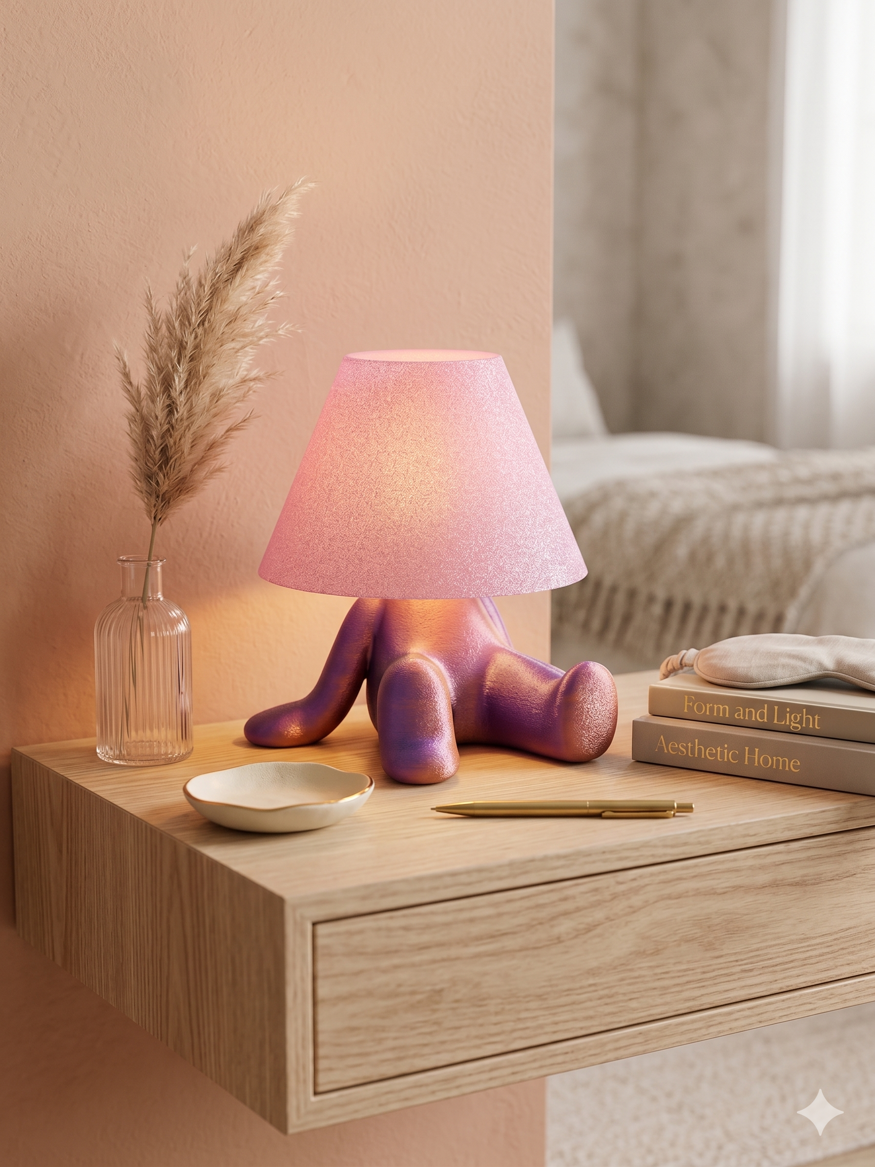 Blush Lumen Lamp